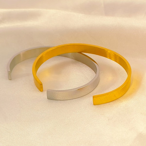 Pulsera de apertura ancha para mujer, brazalete de alta calidad, venta al por mayor - Product Image 4
