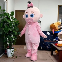 Costume gonflable Shengchi pour révélation du sexe, C'est un garçon ou une fille, Canon à confettis rose et bleu, Baby Shower, Extérieur, Mascotte adulte, Clowns, Cirque