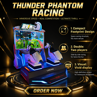 Simulateur de course équestre à monnayeur pour 2 joueurs, machine d'arcade pneumatique à mouvement, garantie 1 an, version anglaise