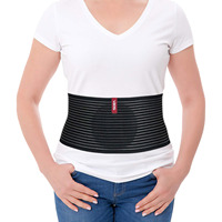 Ceinture réglable pour hernie ombilicale VBOSI pour hommes et femmes liant de soutien abdominal avec coussinet de compression pour les hernies du nombril