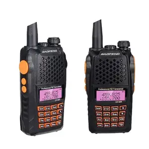 Interphone portable double bande longue portée Communication professionnelle FM Émetteur-récepteur Walkie Talkie Baofeng UV-6R