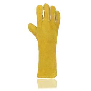 Gants de travail en cuir Fonction anti-coupure Protection du travail Gants de sécurité des mains Travail industriel Construction extérieure Coton Caoutchouc - Product Image 5
