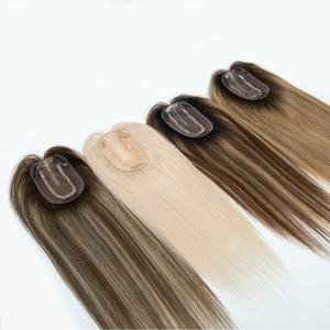Topper de cabello con encaje mono 3x5 y nudos invisibles para mujer - Product Image 4