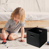 Boîte de rangement pliable en tissu non tissé de haute qualité pour jouets en tissu