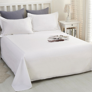 <span class=keywords><strong>Drap</strong></span>-<span class=keywords><strong>housse</strong></span> en coton blanc de qualité hôtelière et <span class=keywords><strong>housse</strong></span> de couette Draps en lin Ensembles de literie pour hôpital hôtelier - Product Image 6
