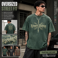 T-shirt en coton délavé surdimensionné personnalisé, fabricant de vêtements streetwear, fournisseur OEM, vêtements à marque privée, vente en gros, commande en gros