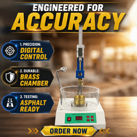 Digital Electronic Asphalt for Equipment Semi Automatic Penetrometer Lubricating Grease Cone for Measurement 220V 50Hz