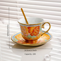 Hot Seller Design minimaliste ensemble de tasses à café en céramique colorées avec poignée assiette à dîner personnalisable pour hôtel pour tasses Genre