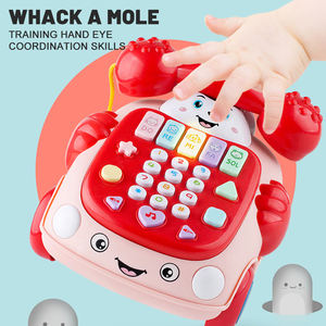 Zhorya tirer intelligent musical multi-fonction téléphone voiture jouets dessin animé bébé téléphone jouets avec musique - Product Image 2