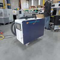 Machine de nettoyage au laser à fibre pulsée 500W 200W 300W pour métal, bois, pierre - Système portable de décapage de la rouille