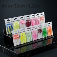 Toptan 6/9/12cm Işıklı Plastik Ahtapot Yumuşak Yem |   Kalamar Eteği Tai Jig'i |   Tuzlu Su Balıkları Göl Kullanımı |   3 Boyutta Mevcut |   OEM