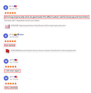 Gelée minceur enzymatique de haute qualité, marque privée, gelée diététique, bâton de gelée minceur avec fibres, brûleur de graisse et perte de poids - Product Image 5