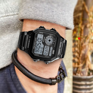 Độc Đáo Điện Tử Luminous Digital Led Đồng Hồ Mans, Đa Chức Năng Kỹ Thuật Số Xem Thể Thao Xem - Product Image 4