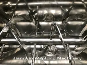 WLDH mikser organik mantar substrat ısıtma karıştırma makinesi şerit blender kuru toz mikser