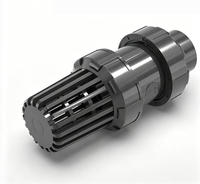 Valve flottante en plastique à double articulation pour panier de fleurs, structure à boule terminale, connexion NPT, haute température, OEM