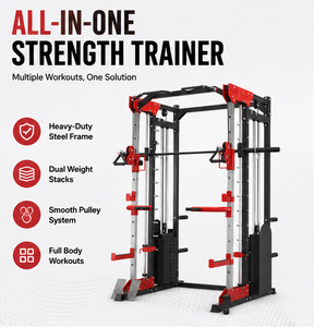 Macchina Commerciale da Palestra Multifunzione per Fitness, Cable Crossover con Sistema a Doppia Puleggia Regolabile - Product Image 3