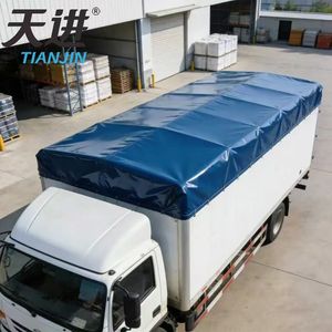Водонепроницаемый виниловый тент 650 GSM, ПВХ-ткань для покрытия грузовиков, устойчивый к атмосферным воздействиям, износостойкий, светонепроницаемый промышленный тент - Product Image 3