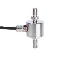 Capteur de tension de compression micro haute précision à filetage Cellule de pesée 50N-1000N FIBOS FA201 Acier inoxydable 4 fils électriques