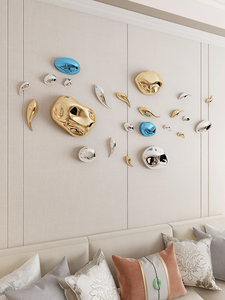 通路魚石壁掛け装飾家の装飾抽象的な壁アート - Product Image 2