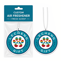 Désodorisant de voiture personnalisé en papier de coton moderne, parfum longue durée de voiture neuve, à suspendre pour éclairage d'ambiance et formes variées