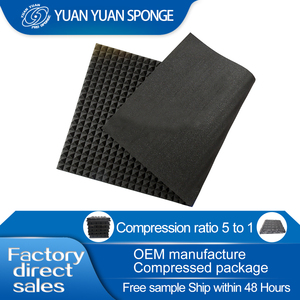 Yuan Yuan C2-23 Dongguan usine panneau isolant insonorisé pyramide mousse 20 D densité pour immeubles de bureaux contrôle des cabines vocales - Product Image 3