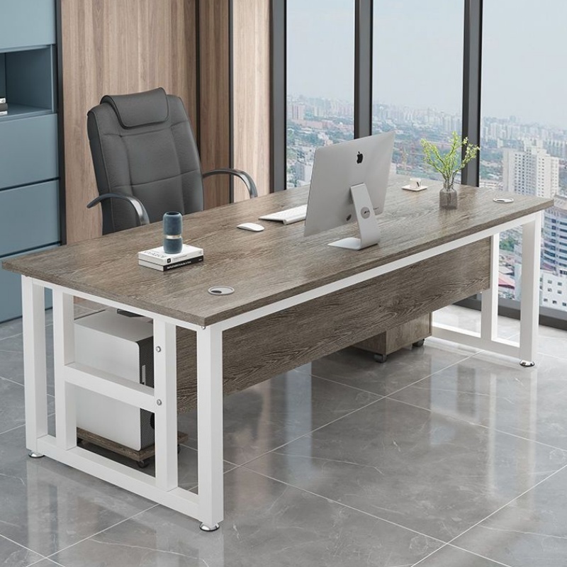 Modern Design Wooden Metal Table Writing Workstation Desk Modern Home ...