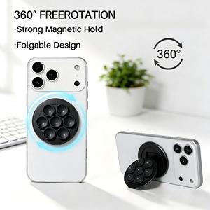 Supporto Universale Magnetico Potente per Telefono con Ventosa, Cavalletto Pieghevole in Alluminio per iPhone Samsung Android OEM - Product Image 3