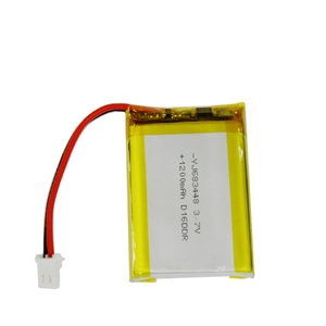 Batería <span class=keywords><strong>de</strong></span> litio 683448 <span class=keywords><strong>de</strong></span> tamaño personalizado, 3,7 V, 1200Mah, recargable <span class=keywords><strong>para</strong></span> instrumento <span class=keywords><strong>de</strong></span> terapia <span class=keywords><strong>de</strong></span> <span class=keywords><strong>pulso</strong></span> - Product Image 1