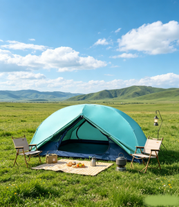 Carpa de Camping Personalizada para Exteriores, Diseño de Arco con Postes de Aluminio, Carpa Ligera para Dos Personas, Ideal para Senderismo en Montaña - Product Image 3
