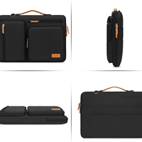Sac à bandoulière pour ordinateur portable de 15,6 pouces de haute qualité avec logo personnalisé, sac d'école, sac d'affaires, sac pour ordinateur portable de grande capacité, multi-poches, sac fourre-tout pour ordinateur portable