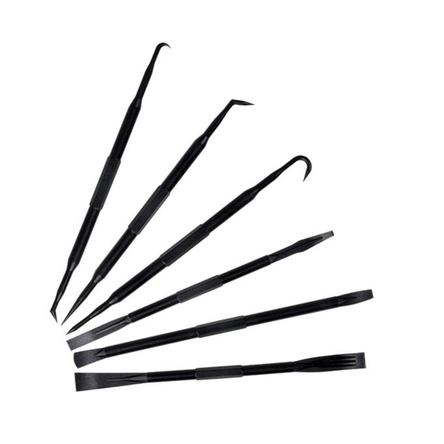 VIKTEC High Quality 6pc Multi-functional Non Marring Pick and Pry Bar Set for O-Ring Removal