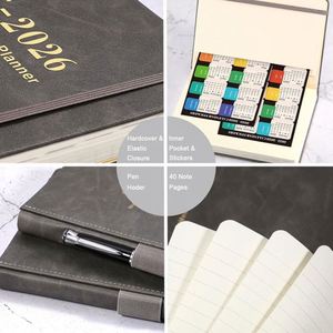 Agenda spirale A5 2026 – Planificateur hebdomadaire 365 jours – Personnalisation avec logo doré – 100 % écologique - Product Image 4