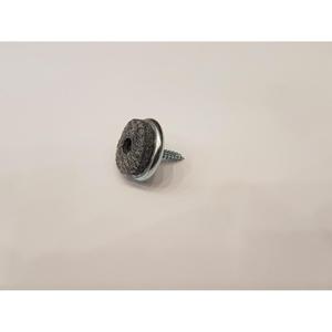 Gommini per mobili Ø 22,4 mm con feltro e vite - Product Image 1