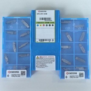 Kyocras เม็ดมีด TC60M คาร์ไบด์แบบ GVFL300-020B สำหรับเครื่องกลึง CNC เครื่องมือกลึงภายนอกเคลือบแข็งสุดๆรับประกัน1ปี - Product Image 2