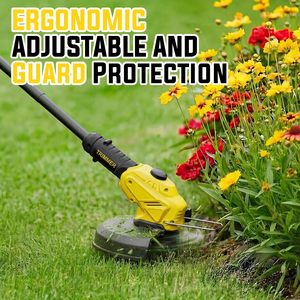 Désherbeur et tondeuse à gazon sans fil à batterie, outil de jardinage léger DIY OEM avec lame en acier inoxydable 21V GT-4003 - Product Image 3