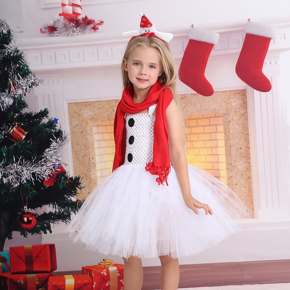Christmas Girls Snowman Costume with Scarf and Hat Headband White Tutu Dress Christmas Dress up Clothes| Alibaba.com Christmas Girls Snowman Costume with Scarf and Hat Headband White Tutu Dress Christmas Dress up Clothes| Alibaba.com