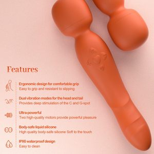 APP-gesteuerter Dual-Action Klitoris-Vibrator Dildo Weiblicher Silikon-Massagestab Stimulator G-Punkt Vibrator für Frauen - Product Image 2