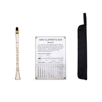 Hot Selling High Quality and Durable Portable Pocket E Flat Woodwind Instrument Mini Pocket Saxophone