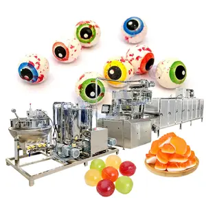 Gummi Candi Produktlinie Press Sugar Center Füllen Sie Gummibärchen Hard Candy Make Machine Supplier