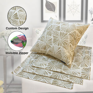 Grosir sarung bantal Sofa lempar, sarung bantal Sofa kamar tidur pola kustom Vintage biru sapi Dekorasi Rumah - Product Image 4