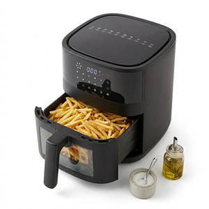 Four à friture sans huile Sudex Premium à double porte, 10 L, en acier inoxydable, grand format, écran tactile numérique, contrôlé par application, appareil intelligent pour la maison - Product Image 3