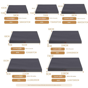 แผ่นรองนอนสัตว์เลี้ยงแบบแข็งแรงทนทาน ขายดีที่สุด พร้อมเคลือบ TPU กันน้ำ นอนหลับสบาย ฐานกันลื่น ซักล้างได้ ปลอดภัยสำหรับสุนัขและแมว - Product Image 2