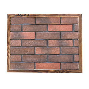 Trung Quốc Nhà cung cấp ngoài trời tường mặt tiền trang trí nhân tạo văn hóa đá xi măng khuôn đỏ handmade mỏng gạch - Product Image 5