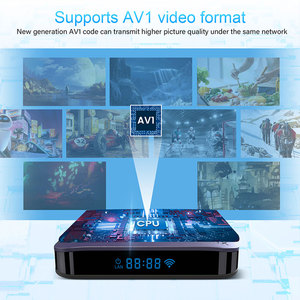 Conception de lumière RGB commerciale AV1 4K HD support vidéo A95X F3 AIR II w2 ott firmware android tv box - Product Image 3