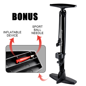 EasyDo — <span class=keywords><strong>pompe</strong></span> manuelle pratique à pédale pour pneus de vélo, usage domestique, gonfleur de pneumatiques, pour bicyclette - Product Image 2