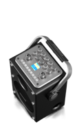 Altavoz Portátil Malata M+9255 para Karaoke con Pantalla LCD de 1.54 Pulgadas, Dos Micrófonos Inalámbricos y 5 Horas de Reproducción para Móviles