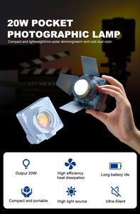 Zsyb haute qualité W20B 20w double couleur Ins Style Street <span class=keywords><strong>Snap</strong></span> Cri95 portable 20watt Led lumière vidéo photographique - Product Image 4