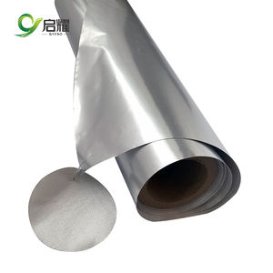 Matériau d'isolation ignifuge <span class=keywords><strong>de</strong></span> classe A, tissu en <span class=keywords><strong>fibre</strong></span> <span class=keywords><strong>de</strong></span> <span class=keywords><strong>verre</strong></span> laminé d'aluminium pour l'isolation des bâtiments ou des équipements - Product Image 5