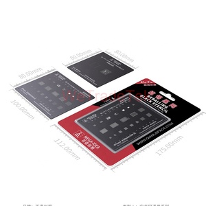 QIANLI Mega IDEA A8-A15 foro quadrato rotondo 2 in 1 IC/CPU latta per piantare acciaio nero per Iphone 5-13pro Max - Product Image 5