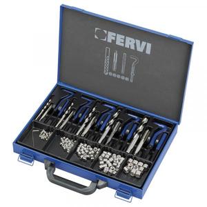 FERVI - E010 Juego de bobinas F de reparación de roscas métricas (130 Uds.) E010 - EAN 8012667243999 ACCESORIOS HERRAMIENTAS ELÉCTRICAS - Product Image 1